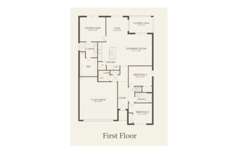 House floor plan «Chapman», 3 rooms in Lake Alfred Pines