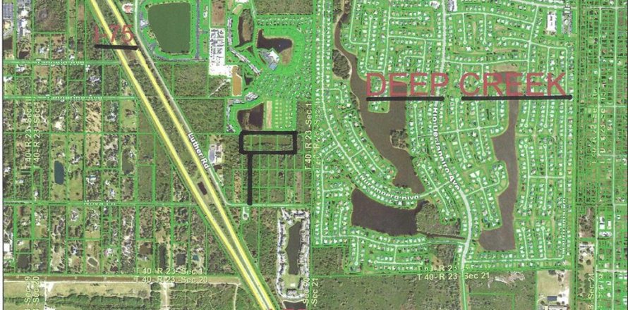 Terreno en Port Charlotte, Florida № 463079