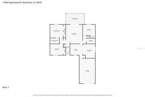House in Riverview, Florida 3 bedrooms, 117.34 sq.m. № 2201704 - photo 25
