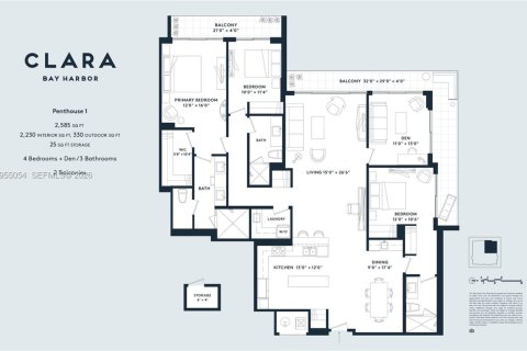Casa en alquiler en Bay Harbor Islands, Florida, 3 dormitorios, 207.17 m2 № 2009492 - foto 10