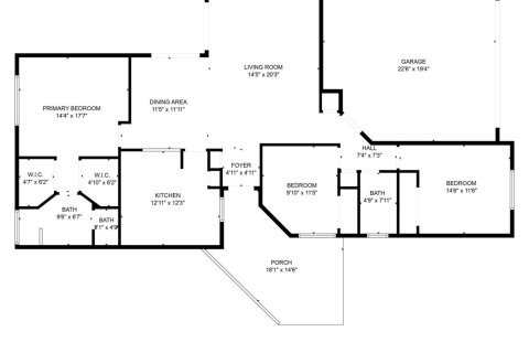 House in Sunrise, Florida 3 bedrooms, 144.46 sq.m. № 1175406