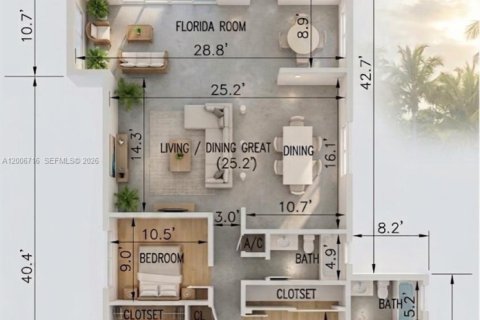 Casa en venta en Hialeah, Florida, 3 dormitorios, 159.7 m2 № 2071673 - foto 3