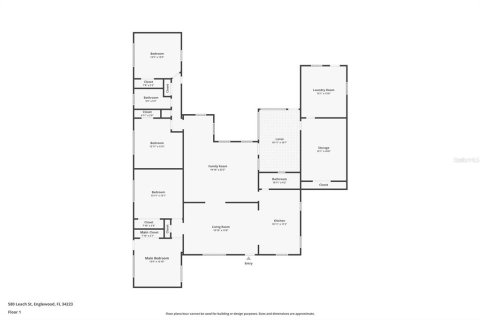 House in Englewood, Florida 4 bedrooms, 136.85 sq.m. № 1290171 - photo 20