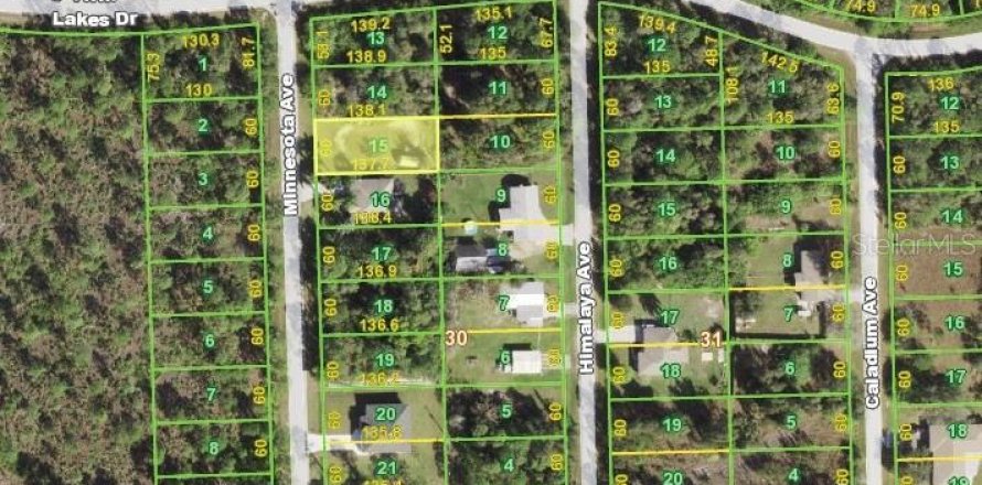 Terreno en Punta Gorda, Florida № 2163319