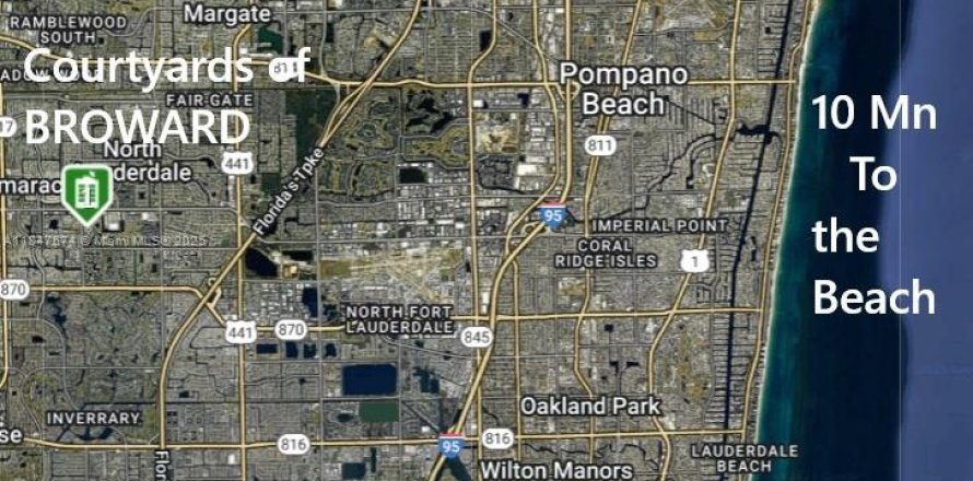 Condominio en North Lauderdale, Florida, 1 dormitorio  № 1847684