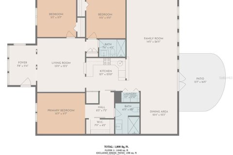 House in Dunedin, Florida 3 bedrooms, 164.99 sq.m. № 1834629 - photo 27