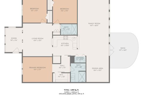House in Dunedin, Florida 3 bedrooms, 164.99 sq.m. № 1834629 - photo 28