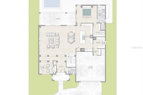 House in Tampa, Florida 5 bedrooms, 419.36 sq.m. № 2393403 - photo 3