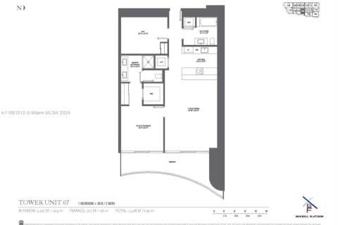Condo in Miami, Florida, 1 bedroom  № 1702997 - photo 4