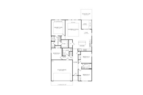 House floor plan «164SQM», 4 bedrooms in BRADLEY POND