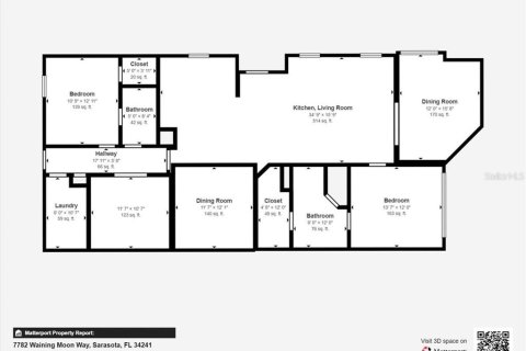 House in Sarasota, Florida 2 bedrooms, 142.14 sq.m. № 2232795 - photo 11