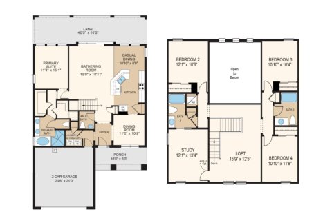 Планировка объекта «House» 4 спальни в ЖК Echo Park