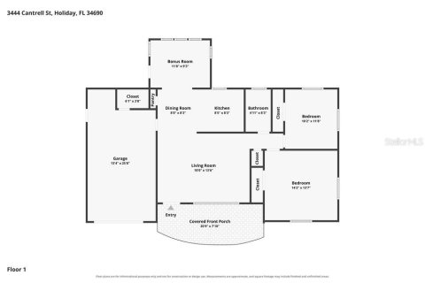 Villa ou maison à louer à Holiday, Floride: 2 chambres, 84.73 m2 № 2389443 - photo 2