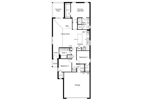 House floor plan «330 Preserve Pointe Blvd», 3 rooms in Preservation Pointe