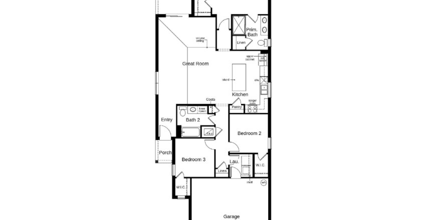 House floor plan «330 Preserve Pointe Blvd», 3 rooms in Preservation Pointe