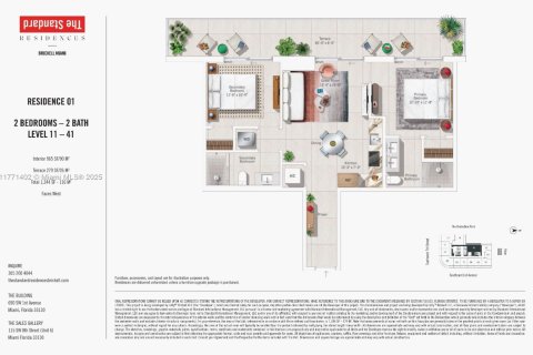 Купить кондоминиум в Майами, Флорида 2 спальни, 89.65м2, № 2022344 - фото 2