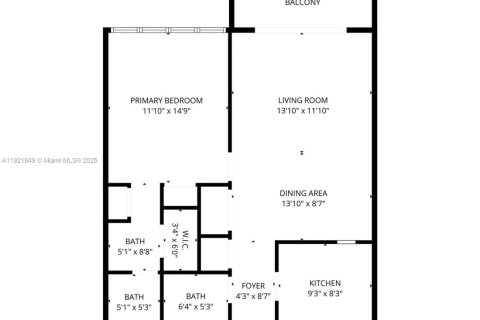 Снять в аренду кондоминиум в Норт-Майами-Бич, Флорида 1 спальня, 72.46м2, № 2018723 - фото 24