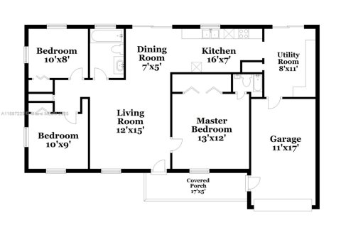 Снять в аренду виллу или дом в Палм-Бич-Гарденс, Флорида 3 спальни, 99.22м2, № 1948750 - фото 16