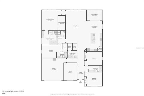 Купить виллу или дом в Апопка, Флорида 7 комнат, 278.06м2, № 2110039 - фото 2