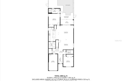 Villa ou maison à louer à Davenport, Floride: 5 chambres, 286.23 m2 № 2206595 - photo 23