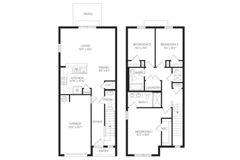 Touwnhouse à vendre à Haines City, Floride: 3 chambres, 135.92 m2 № 2123817 - photo 29