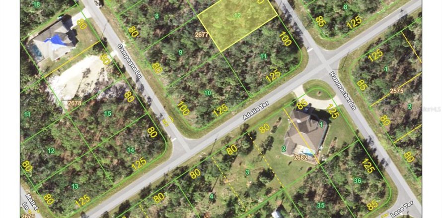 Land in Port Charlotte, Florida № 2159011