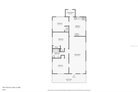 Villa ou maison à vendre à Tampa, Floride: 3 chambres, 109.62 m2 № 2419621 - photo 20