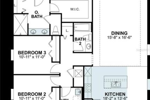 Villa ou maison à vendre à Spring Hill, Floride: 4 chambres, 206.52 m2 № 2434878 - photo 2