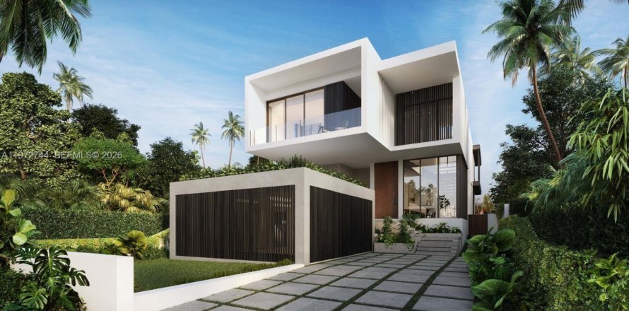 House in Miami Beach, Florida 4 bedrooms, 210.24 sq.m. № 2174738