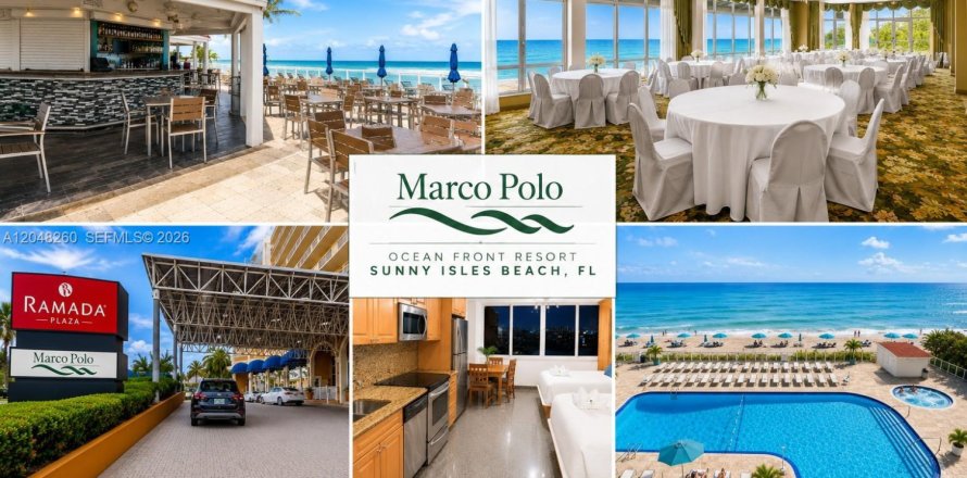Studio à Condo à Sunny Isles Beach, Floride  № 2281371