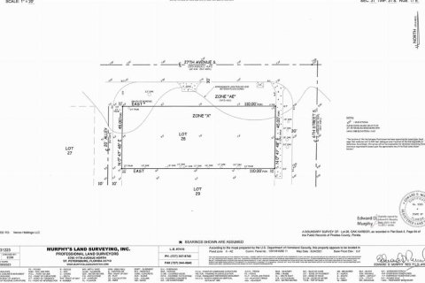 Terreno en venta en Saint Petersburg, Florida № 1740476 - foto 14