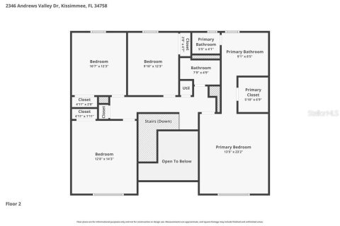 Villa ou maison à louer à Kissimmee, Floride: 4 chambres, 221.11 m2 № 2100206 - photo 3