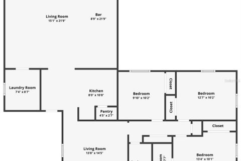 House in Tampa, Florida 3 bedrooms, 146.32 sq.m. № 1624896 - photo 15