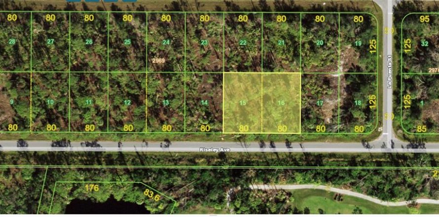 Terreno en Port Charlotte, Florida № 2161162