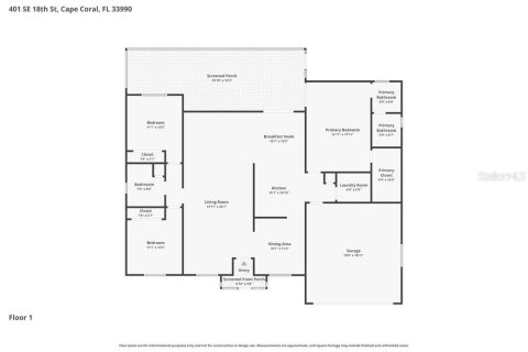 Villa ou maison à louer à Cape Coral, Floride: 3 chambres, 162.02 m2 № 2100324 - photo 2