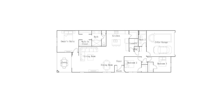 Таунхаус в Arden - The Twin Homes Collection в Локсахатчи-Гроувс, Флорида 2 комнаты, 182м2 № 641829