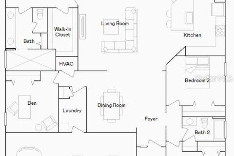 House in Alachua, Florida 4 bedrooms, 210.7 sq.m. № 2238920 - photo 25