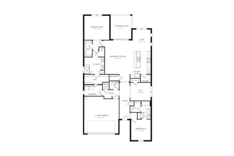 House floor plan «193SQM», 2 bedrooms in BEACHWALK BY MANASOTA KEY