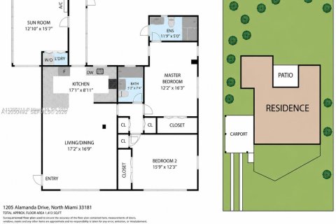House in North Miami, Florida 3 bedrooms, 136.57 sq.m. № 2248424 - photo 19