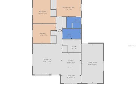 House in Dunedin, Florida 3 bedrooms, 126.53 sq.m. № 2127139 - photo 24