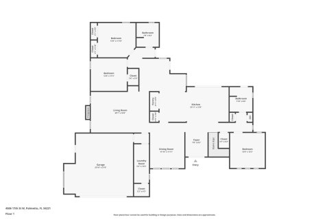 Casa en venta en Palmetto, Florida, 4 dormitorios, 257.99 m2 № 1760634 - foto 3