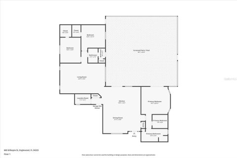 House in Englewood, Florida 3 bedrooms, 171.87 sq.m. № 2410060 - photo 3