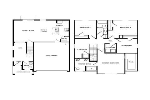 House floor plan «House», 4 bedrooms in Trilby Crossing
