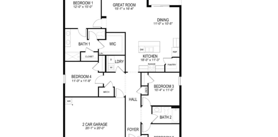 Casa en Hernando Spot Lots en Spring Hill, Florida 4 dormitorios, 170 m2 № 530914