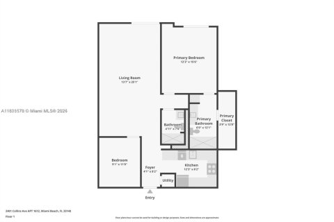 Copropriété à vendre à Miami Beach, Floride: 2 chambres, 104.14 m2 № 1801086 - photo 3