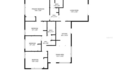 Купить виллу или дом в Тампа, Флорида 3 комнаты, 130.06м2, № 1914777 - фото 27