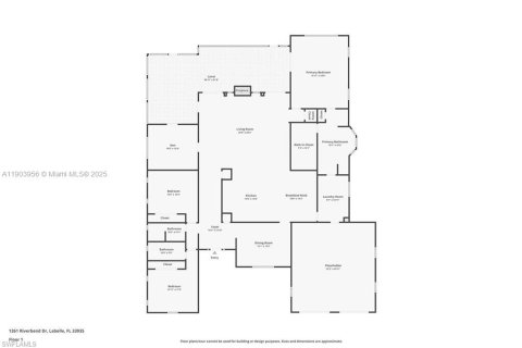 Купить виллу или дом в Лабель, Флорида 3 спальни, № 2047329 - фото 30