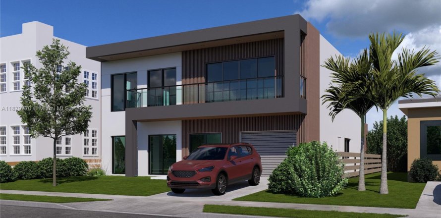 House in Miami, Florida 4 bedrooms, 270.72 sq.m. № 2021244