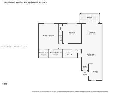 Condominio en venta en Hollywood, Florida, 2 dormitorios, 83.61 m2 № 2190005 - foto 30