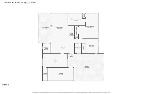 House in Palm Springs, Florida 3 bedrooms, 132.01 sq.m. № 2180225 - photo 2